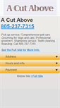 Mobile Screenshot of acutaboveca.com
